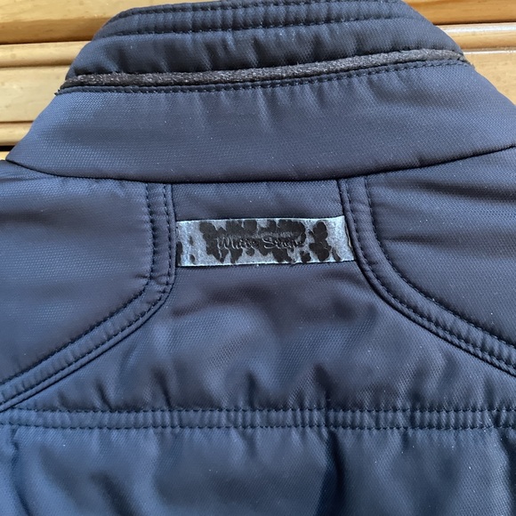White Stone Jacket Navy Blue Medium Fully Lined Pockets - Picture 14 of 16